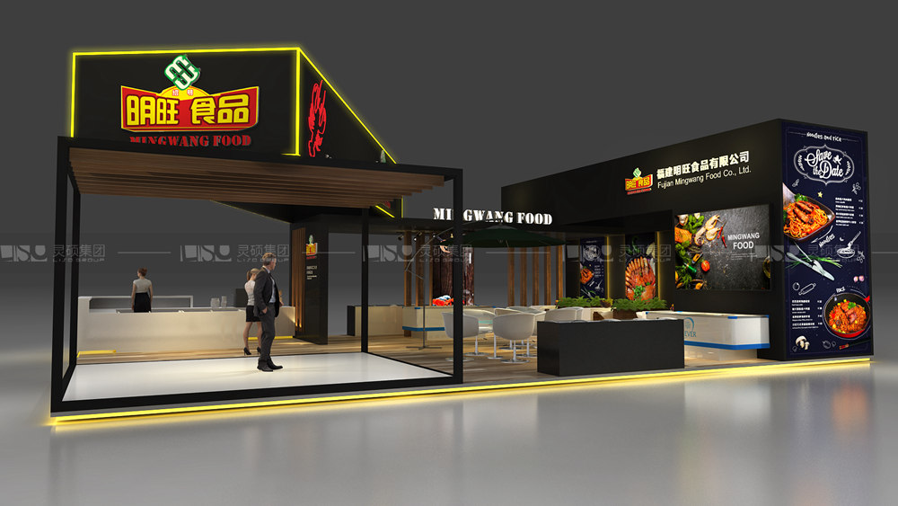 明旺-酒店用品展臺設計搭建案例