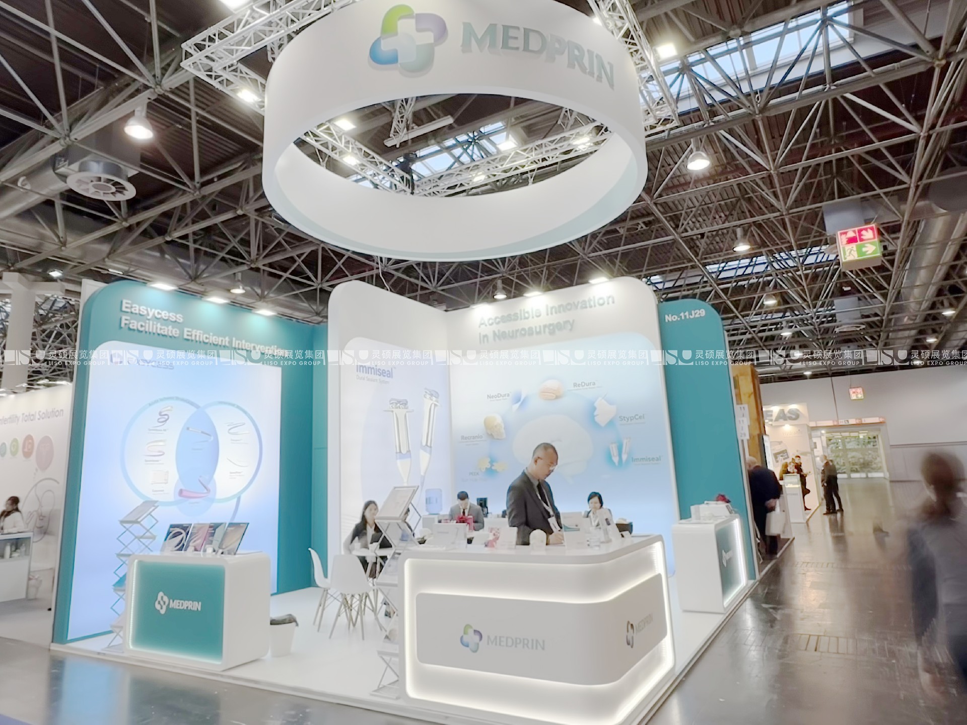 德國杜塞爾多夫醫(yī)療設(shè)備展覽會(huì)medica展臺(tái)設(shè)計(jì)搭建-邁普